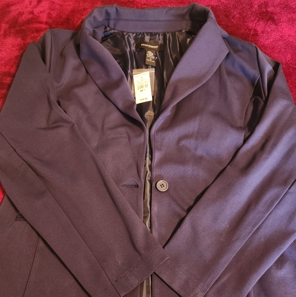 Office Style Blue Blazer - Picture 4 of 7